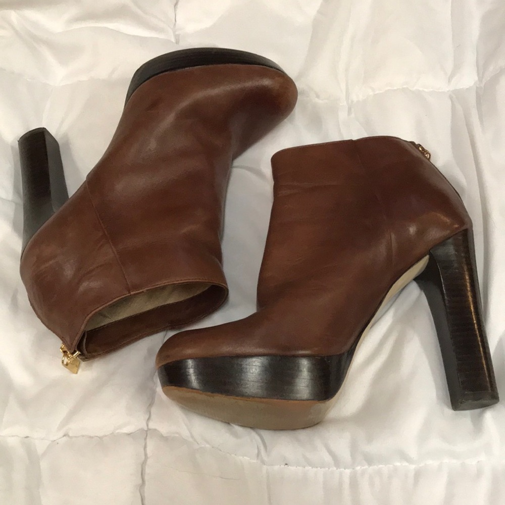Michael Kors platform ankle booties